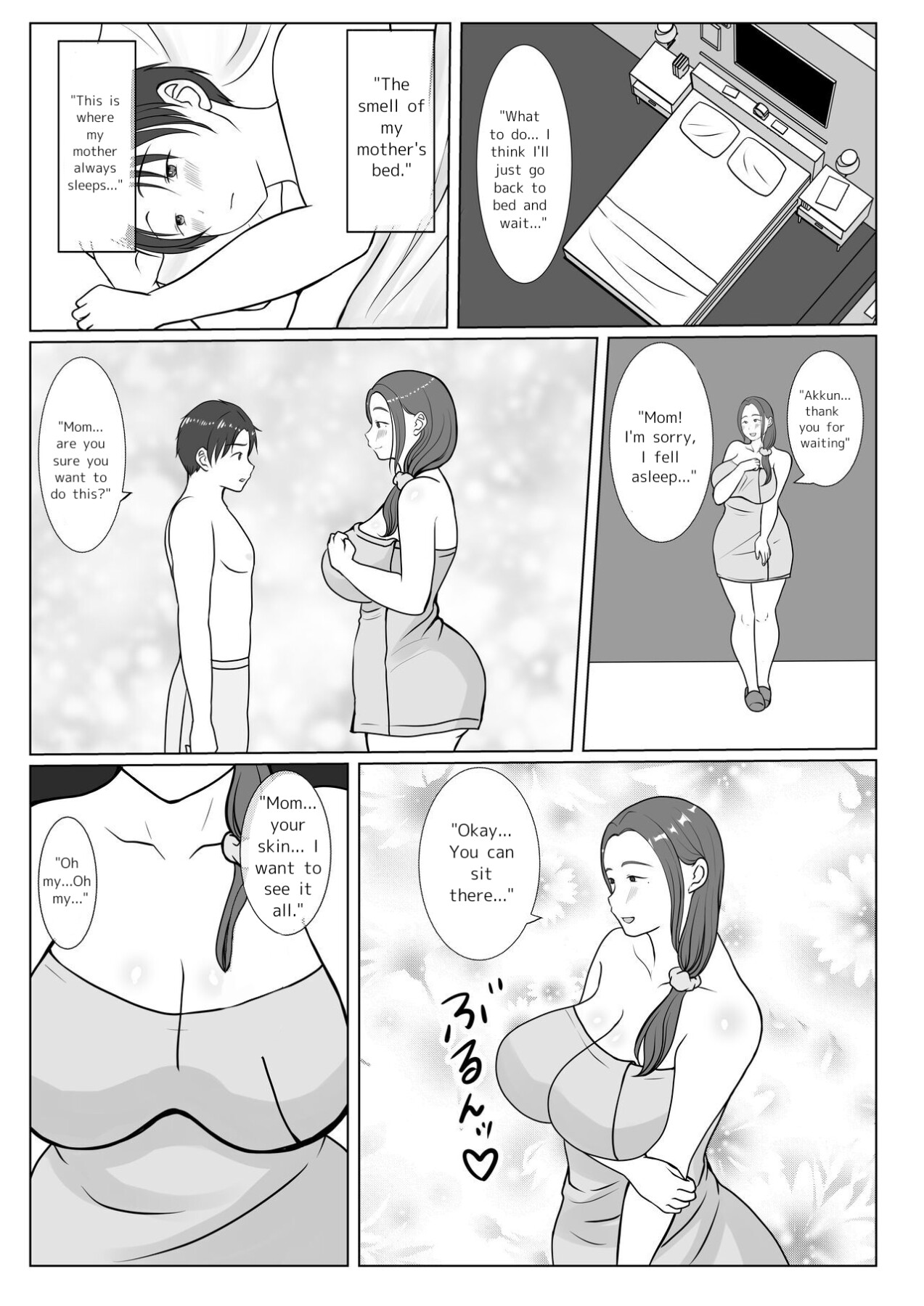 Hentai Manga Comic-I'm madly in love with my mom. 1-Read-14